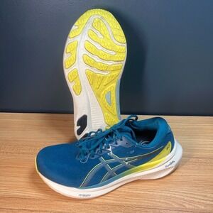 ASICS Gel Kayano 30 Shoes Men's US 9.5 Illusion Blue / Yellow Thick Foam Runners
